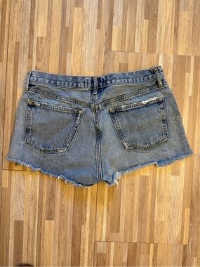 Agolde Parker Raw Hem Denim Shorts